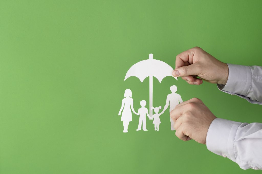 image showing Life Insurance protecting whole family